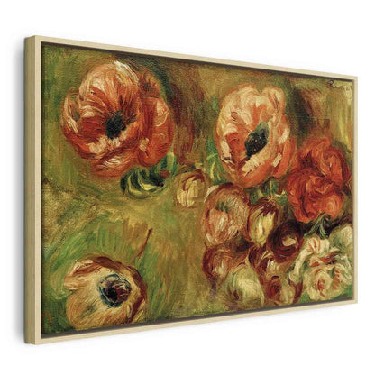 Leinwandbild - Les Anémones (Pierre-Auguste Renoir) Artgeist