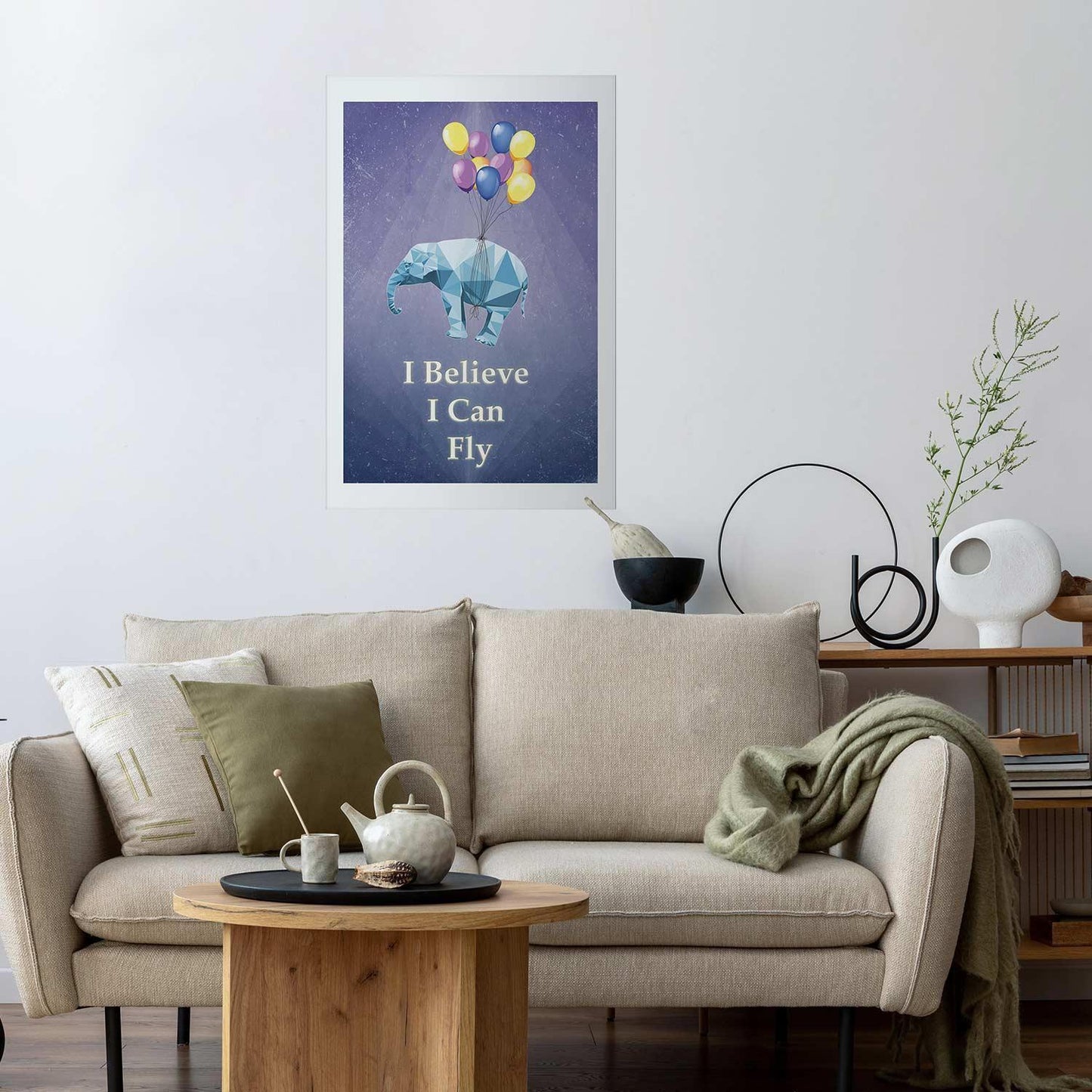 Poster - Flying Elephant Artgeist