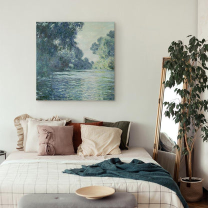 Leinwandbild - Claude Monet – A Stretch of the Seine near Giverny