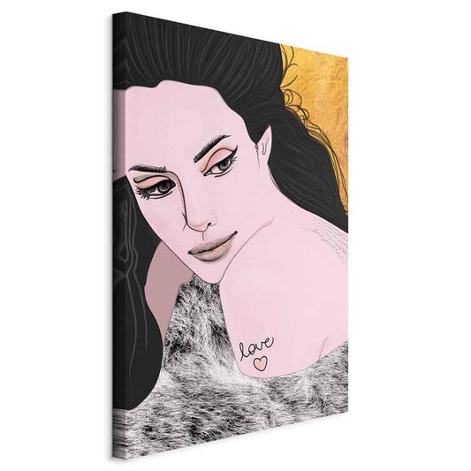 Leinwandbild - Sensual and Love (1 Part) Vertical