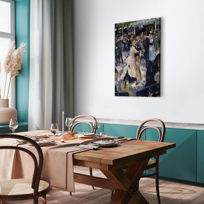 Leinwandbild - Pierre-Auguste Renoir – Le Moulin de la Galette, detail of the dancers