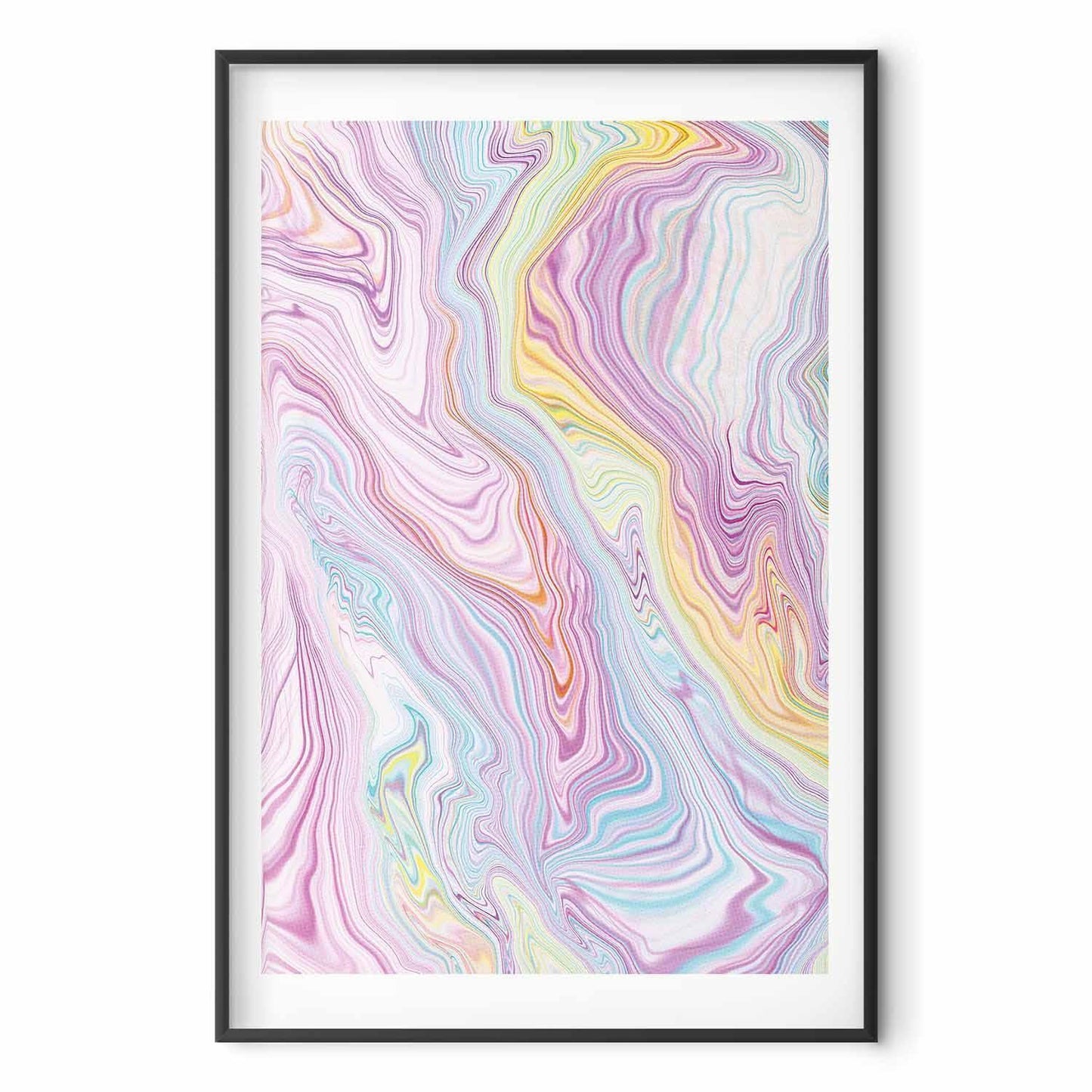 Poster - Colorful Dream - abstract shapes in pastel shades