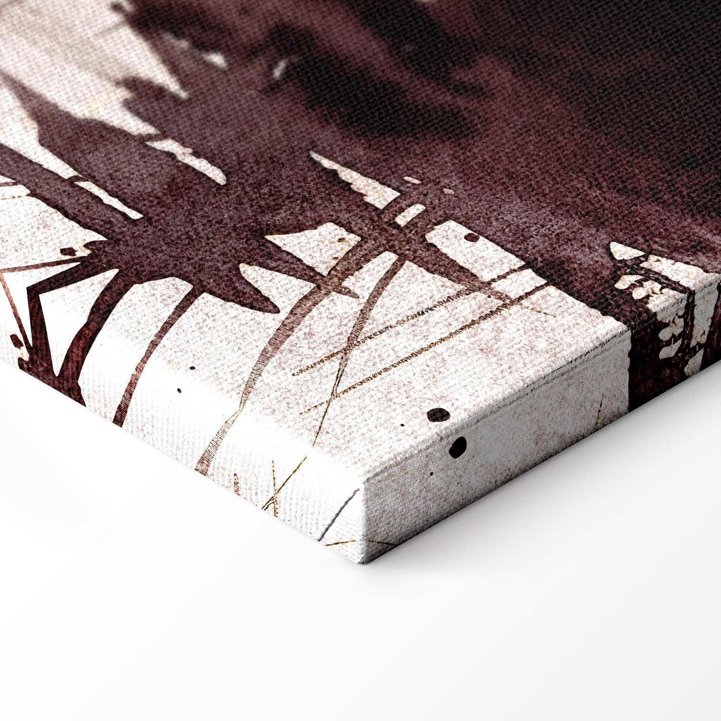 Leinwandbild - Herons painted with ink