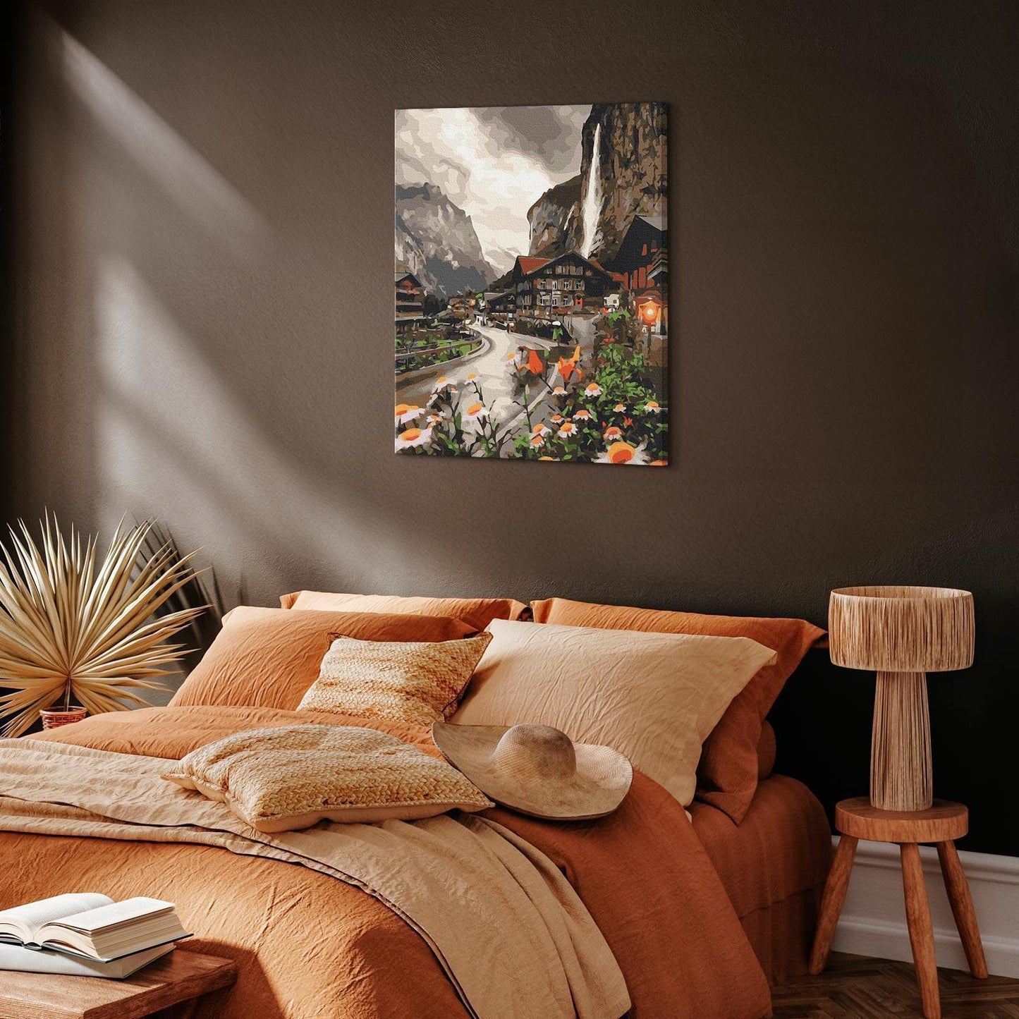 Malen nach Zahlen - Swiss town