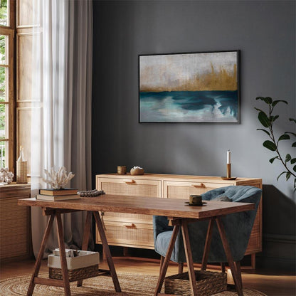 Leinwandbild - Golden Grasses (1 Part) Wide