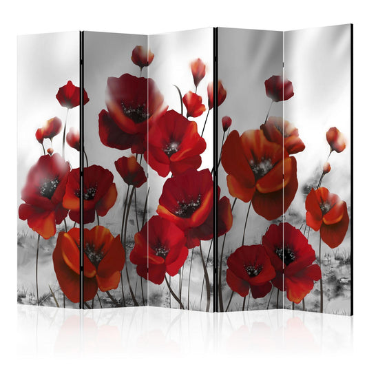 Paravent - Poppies in the Moonlight II Artgeist