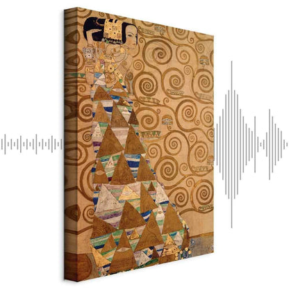Leinwandbild - Gustav Klimt – Expectation