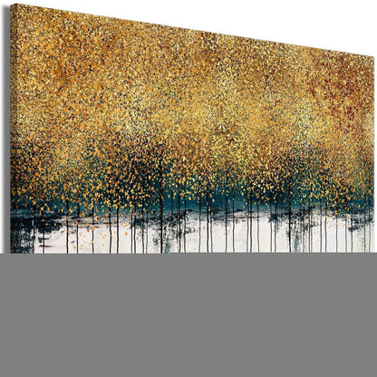 Leinwandbild - Gilded Nature (1 Part) Wide Artgeist