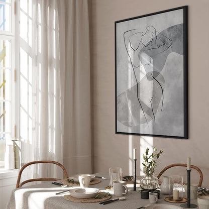 Leinwandbild - Resting Muse (1 Part) Vertical