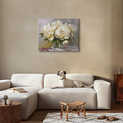 Malen nach Zahlen - Innocent peonies