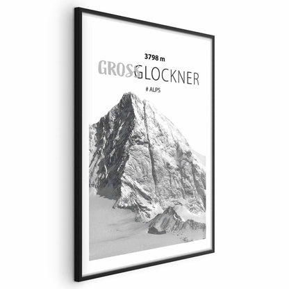 Poster - Majestic mountain peak Glosslockner mountain crown mountain landscape