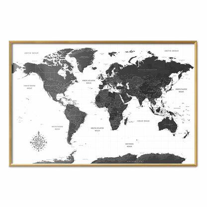 Poster - Monochromatic Map