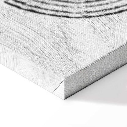 Leinwandbild - Landscape With the Sun (1 Part) Vertical