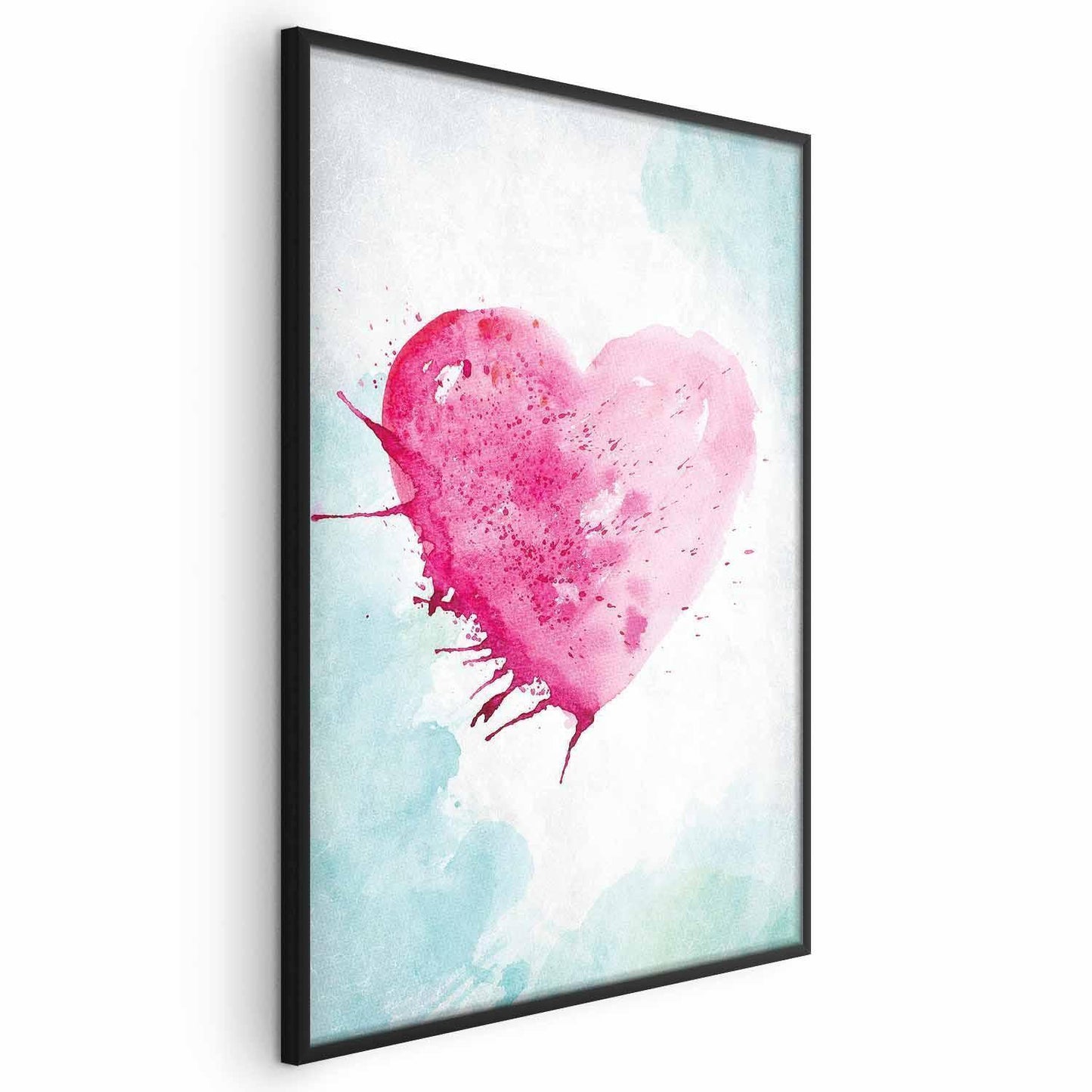 Poster - Watercolor Heart Artgeist