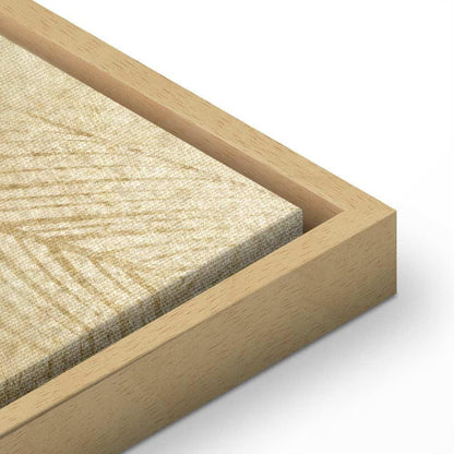 Leinwandbild - Vintage Leaves (1 Part) Wide