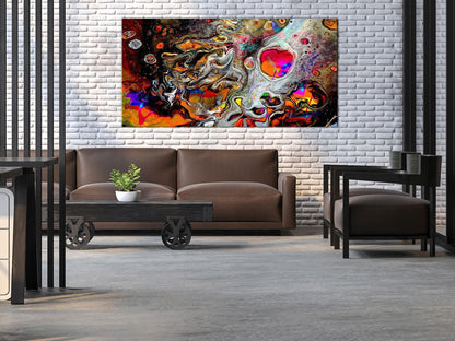 Leinwandbild - Paint Universe (1 Part) Wide
