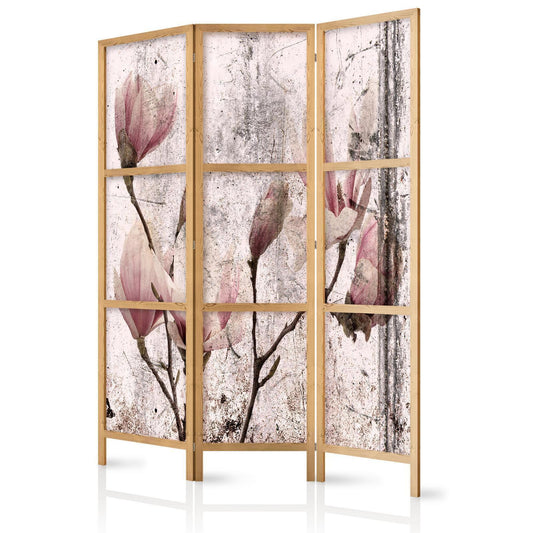 Japanischer Paravent - Vintage Magnolias I Artgeist