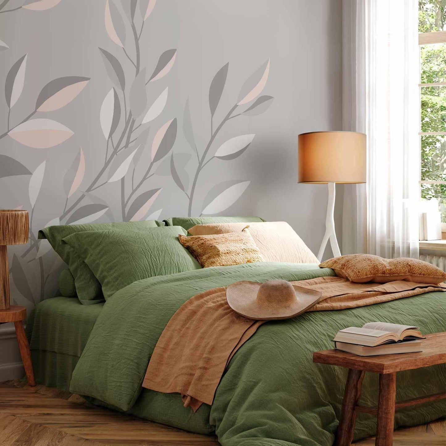 Fototapete - Climbing Leaves - Second Variant