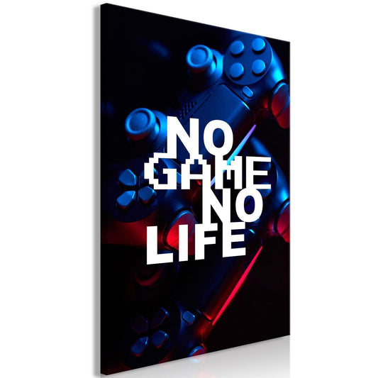 Leinwandbild „No Game No Life“ – Anime-Kunst in leuchtenden Farben