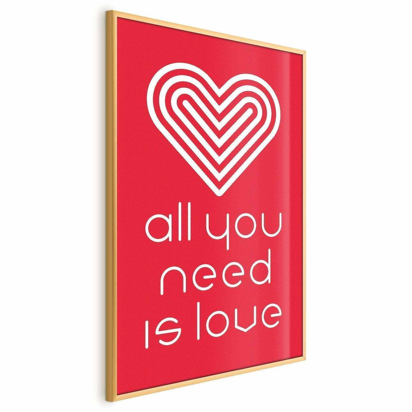Poster - Let's Love Each Other Artgeist