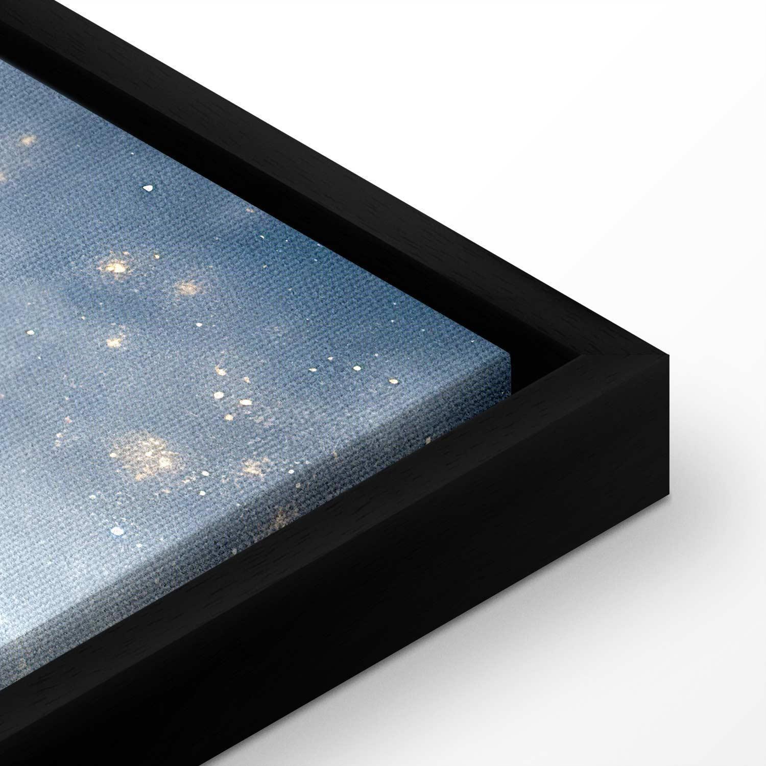 Leinwandbild - Astronomical Wonders: Clouds and Stars in Harmonious Combination Artgeist