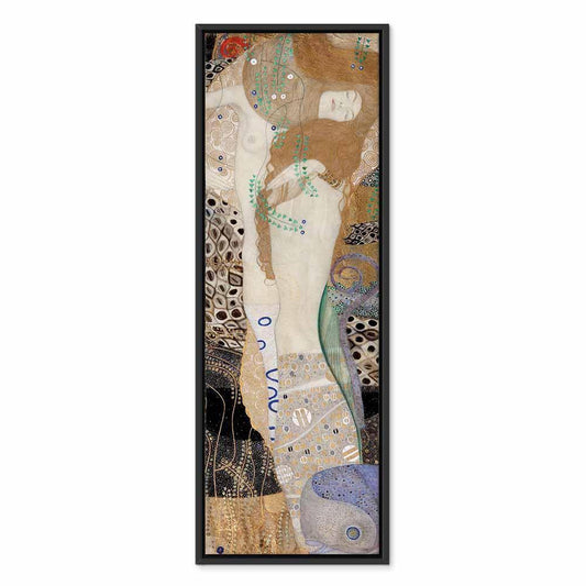 Leinwandbild - Gustav Klimt – Water Serpents
