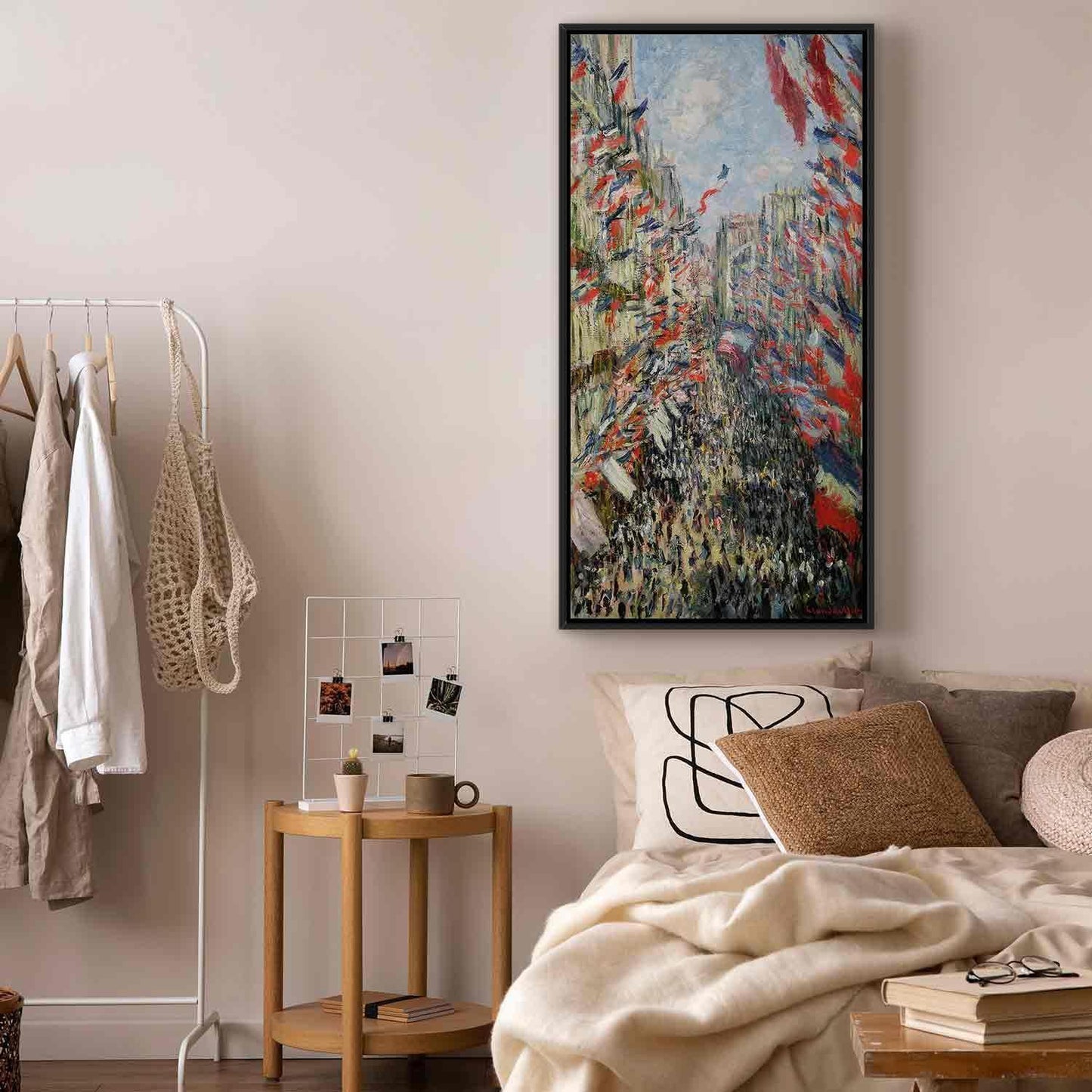 Leinwandbild - Claude Monet – The Rue Montorgueil in Paris, Celebration of June 30, 1882