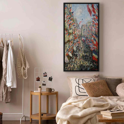 Leinwandbild - Claude Monet – The Rue Montorgueil in Paris, Celebration of June 30, 1882