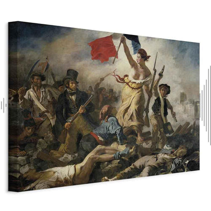 Leinwandbild - Eugène Delacroix – Liberty Leading the People