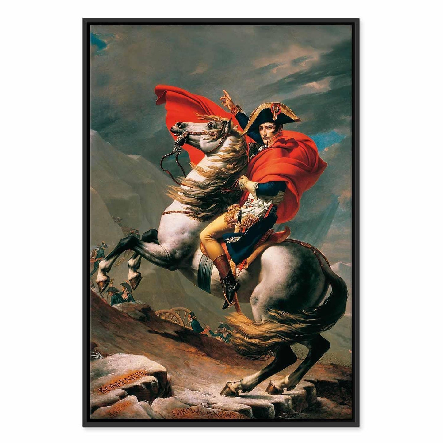 Leinwandbild - Jacques-Louis David – Napoleon Crossing the Alps