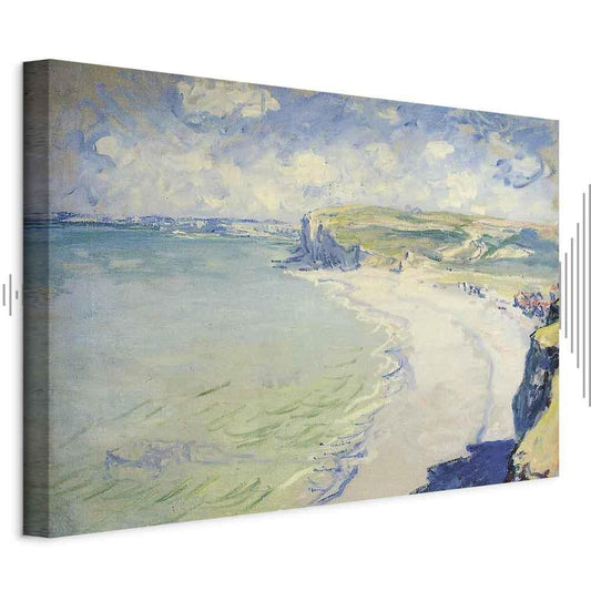 Leinwandbild - Claude Monet – Beach at Pourville