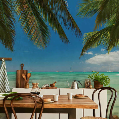 Fototapete - Relaxing on the beach Artgeist