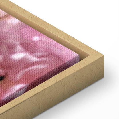 Leinwandbild - Flowery Glamour (1-part) - Flower Petals in Shades of Pink