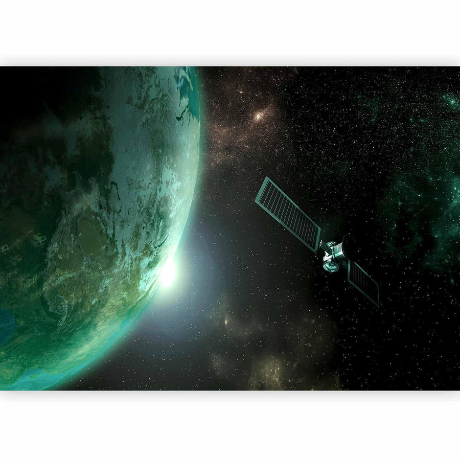 Fototapete Grüner Planet – Fantasievolle Naturwelt fürs Zimmer Sawelt