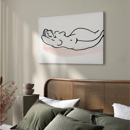 Leinwandbild - Sunbathing (1 Part) Wide