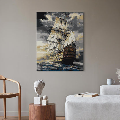 Malen nach Zahlen - Frigate