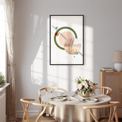 Leinwandbild - Geometric Landscape (1 Part) Vertical