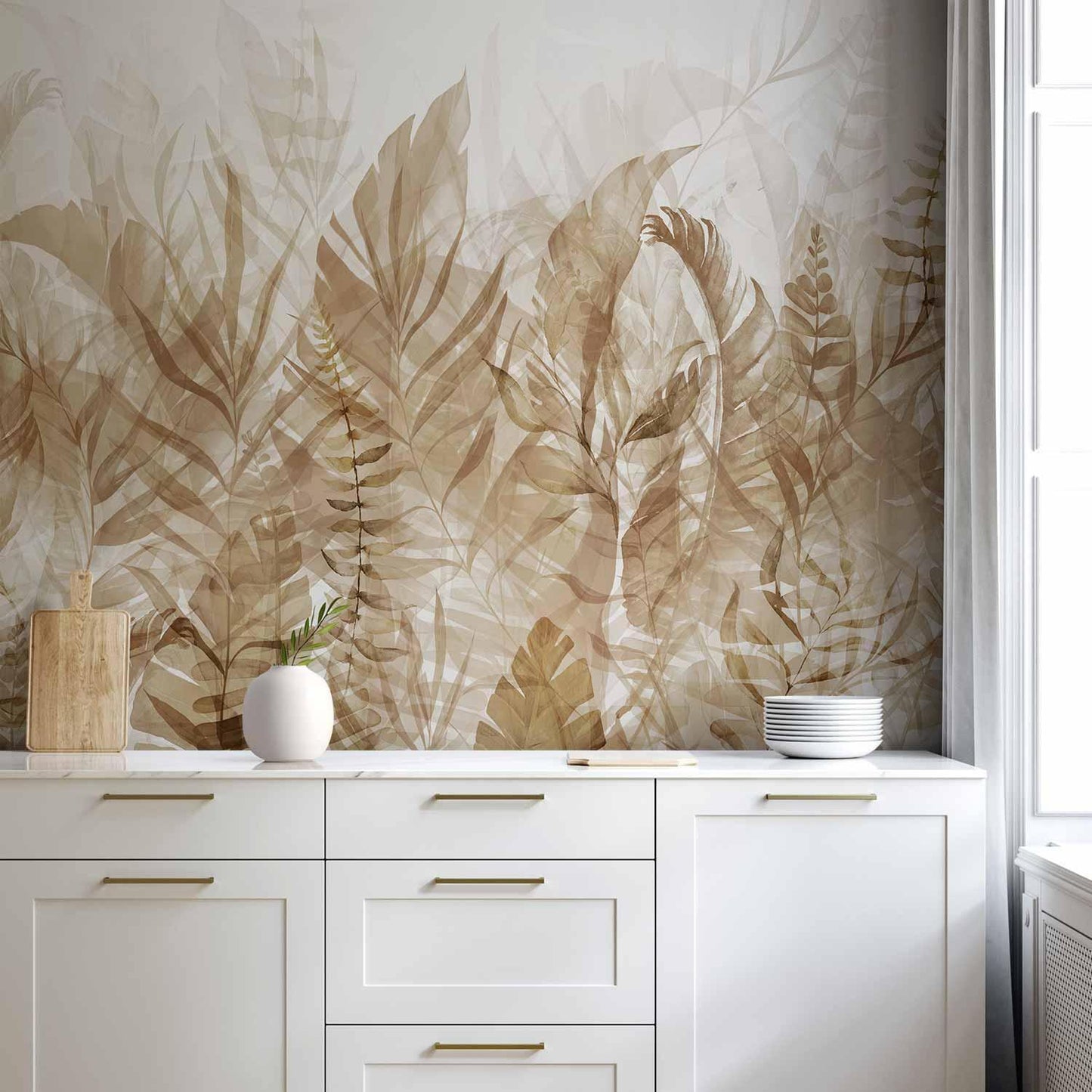 Fototapete - Magic Grove (Brown)