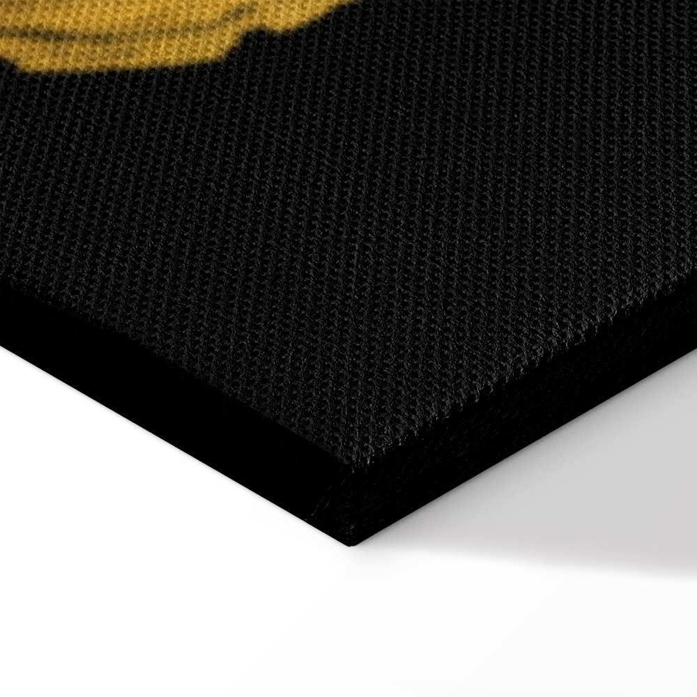 Leinwandbild - Golden Knots (1 Part) Vertical