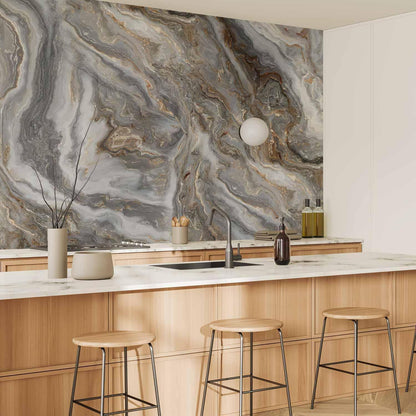 Fototapete - Stone Abstractions - Marble Textures in Neautral Tones