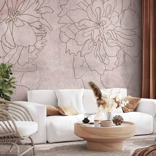 Fototapete - Floristic Fresco Artgeist