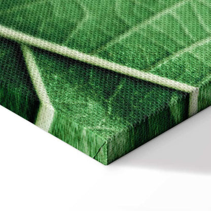 Leinwandbild - Malachite Leaf (1 Part) Vertical