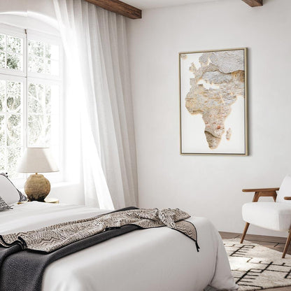 Leinwandbild - Hot Continent (1 Part) Vertical