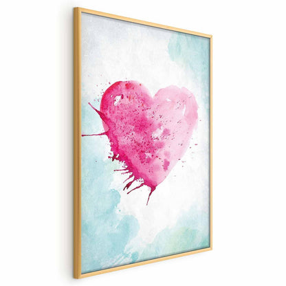 Poster - Watercolor Heart Artgeist