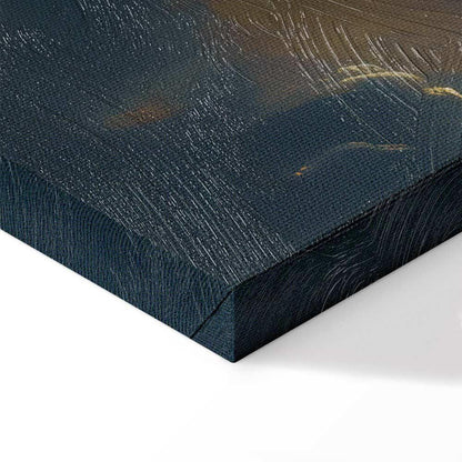 Leinwandbild - Sun and Shadows: A Theatrical Display of Nature High Above the Earth