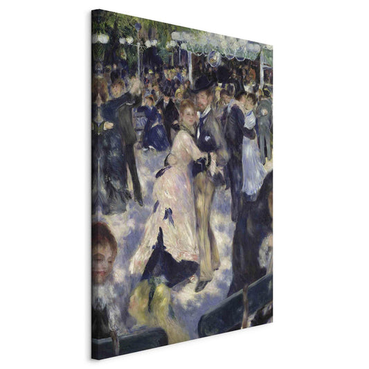 Leinwandbild - Le Moulin de la Galette detail of the dancers (Pierre-Auguste Renoir) Artgeist