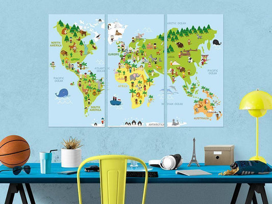 Korkbild - Children's World