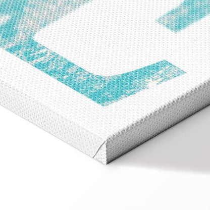 Leinwandbild - Flourishing Letters (1 Part) Vertical