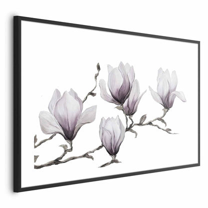 Poster Gemalte Magnolien – Florale Eleganz in Pastell