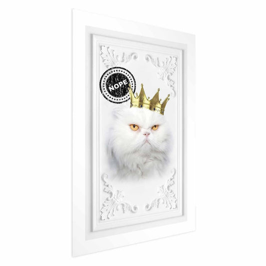Poster - Cat King Artgeist
